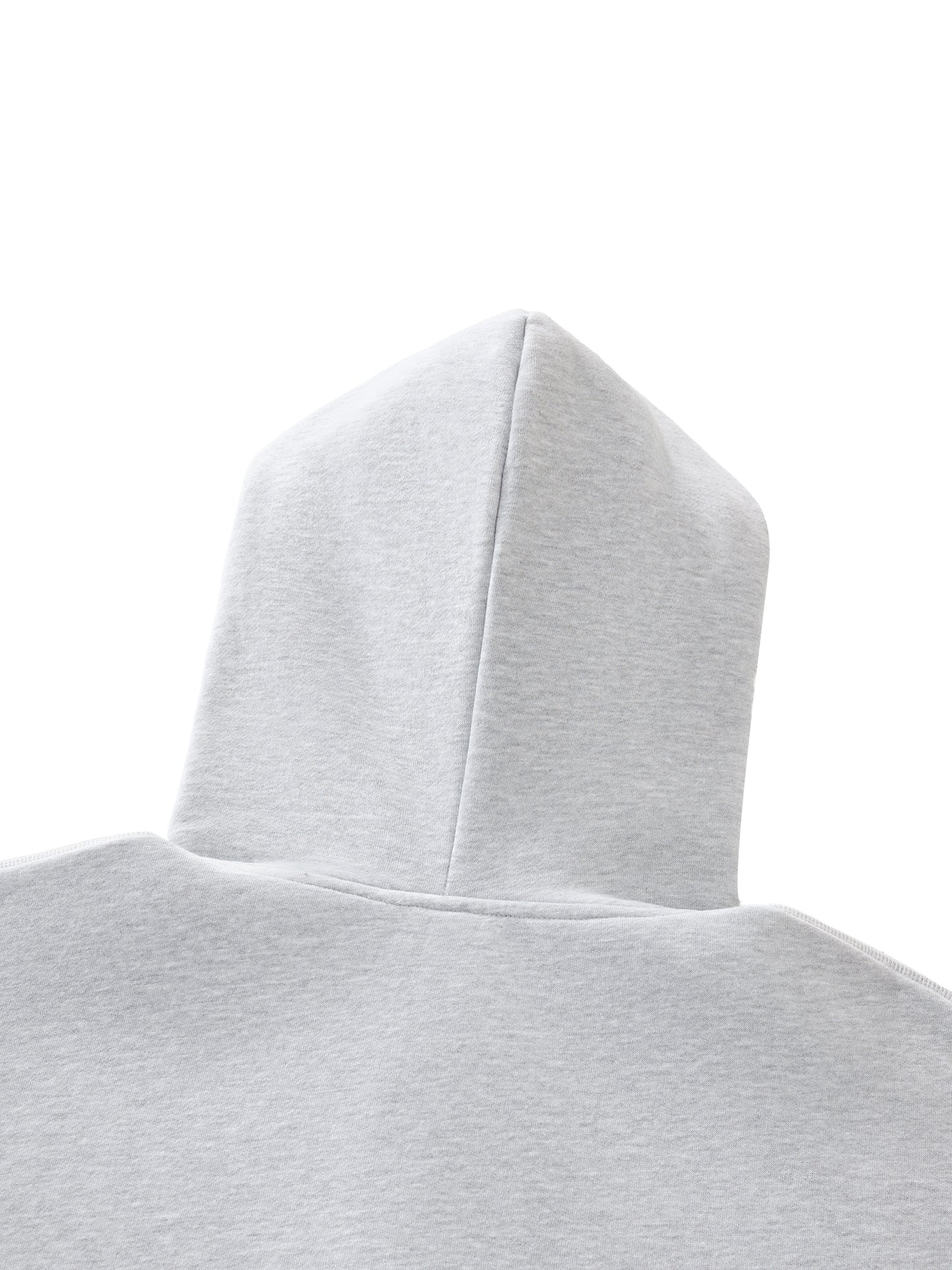 Contrast Stitch Boxy Zip Hoodie
